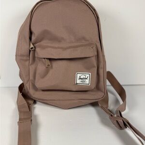 Herschel Supply Co Classic Mini Backpack  Ash Rose Blush Pink Small Bag Travel